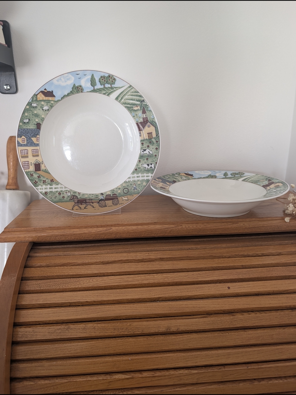Country Road farmhouse stoneware bowls set of 2